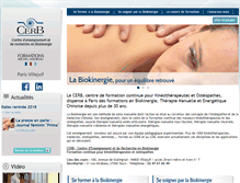 Tablet Screenshot of biokinergie.com